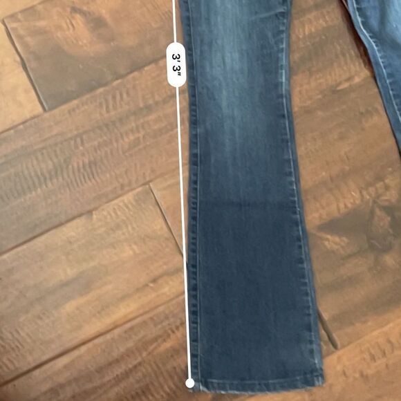 CJ by Cookie Johnson Princeville Dark Wash Mid Rise Straight Leg Denim Jeans 25 - Picture 12 of 16